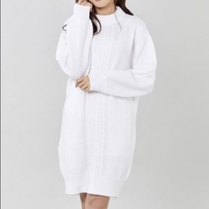 White Knit Dress